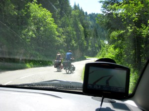 Cyclist 'owning the road' !